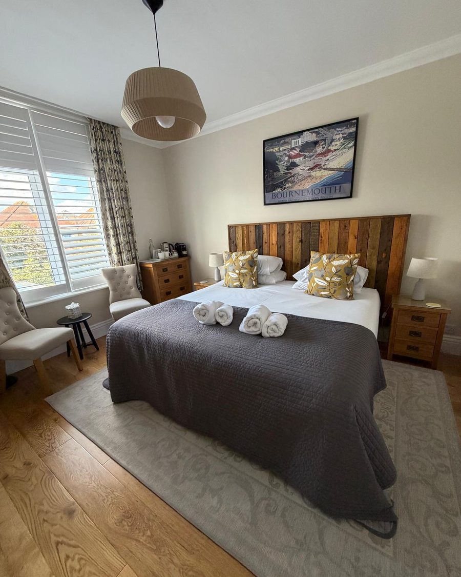 Guest room prepared by the Clanby team in Bournemouth