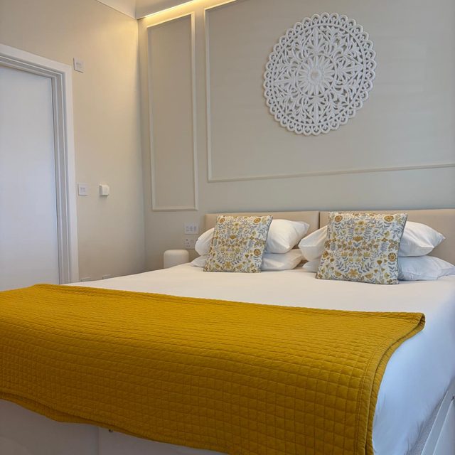 Double room turned and ready for the next guest